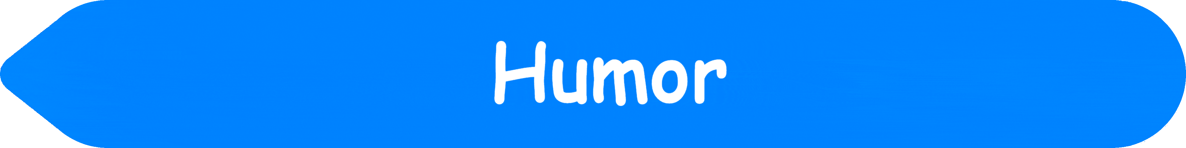 Picture of an arrow pointing to the words and pictures on the website and the words, ‘Humor - Inspiration - Learning - Visit www dot Make Fun Of Life dot net.’