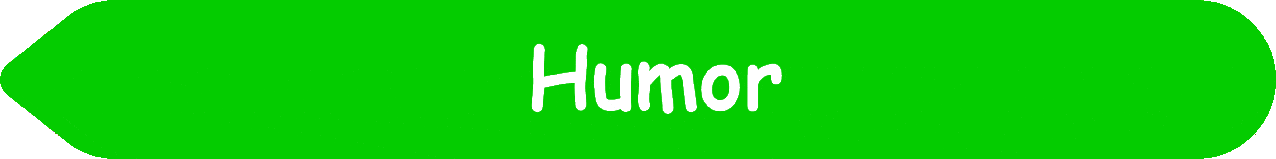 Picture of an arrow pointing to the words and pictures on the website and the words, ‘Humor - Inspiration - Learning - Visit www dot Make Fun Of Life dot net.’