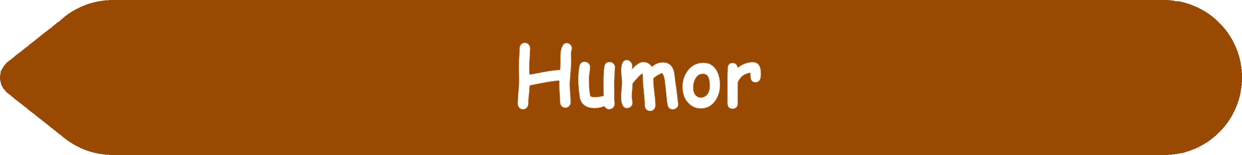 Picture of an arrow pointing to the words and pictures on the website and the words, ‘Humor - Inspiration - Learning - Visit www dot Make Fun Of Life dot net.’