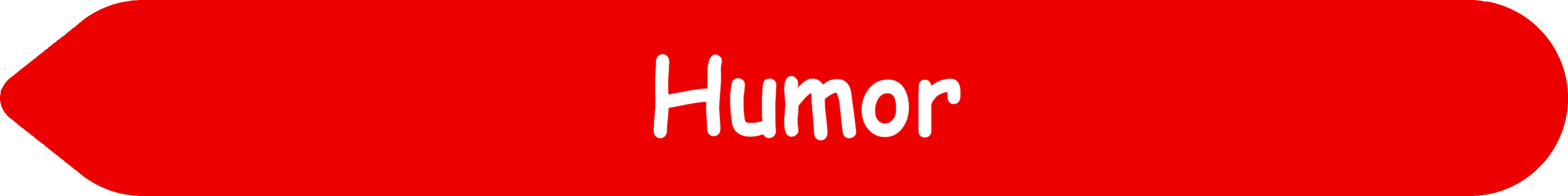 Picture of an arrow pointing to the words and pictures on the website and the words, ‘Humor - Inspiration - Learning - Visit www dot Make Fun Of Life dot net.’