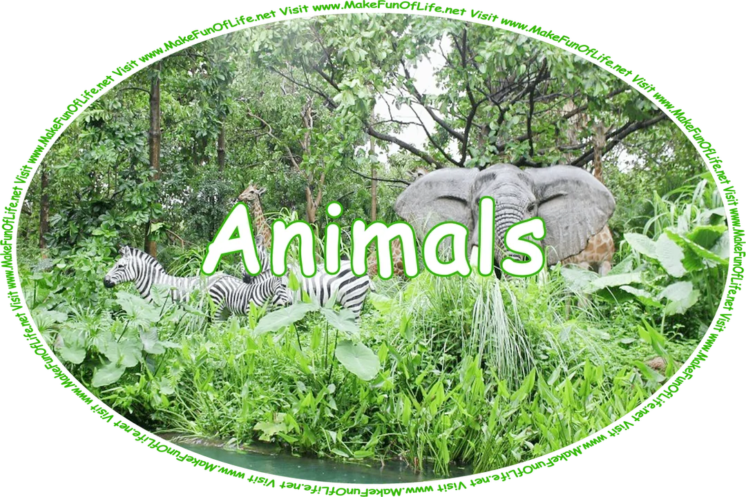 Click or tap here to visit the Animals Page or continue down this page to find clickable and tappable links to articles listed alphabetically by their titles and by the pages on which they can be found.