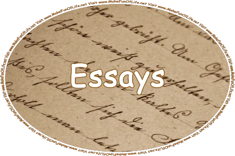 Click or tap here to visit the Essays Page.
