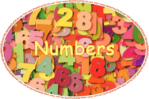 Click or tap here to visit the Numbers Page.