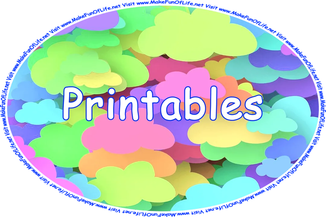 Click or tap here to visit the Printables Page.